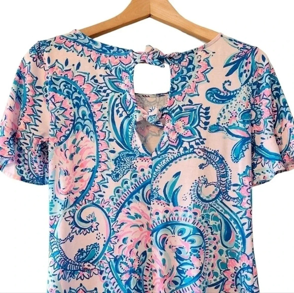 Lilly Pulitzer Women’s Mellorie Paisley Casual Mini Dress Multicolor Size XS. - Picture 15 of 15